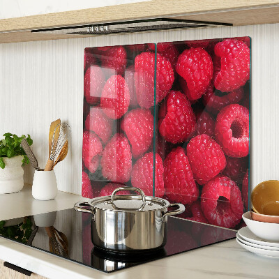 Tábua para cozinha Framboesas no fundo