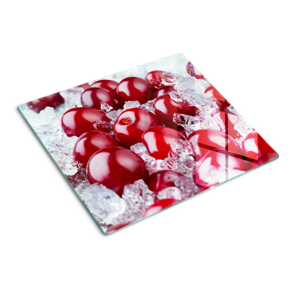 Tábua para corte Uvas vermelhas no gelo