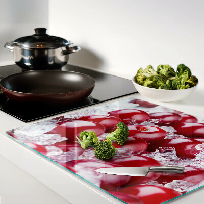 Tábua para corte Uvas vermelhas no gelo