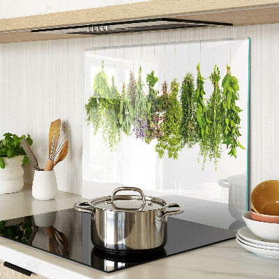 Tábua para cozinha Ervas penduradas em uma corda