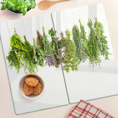 Tábua para cozinha Ervas penduradas em uma corda