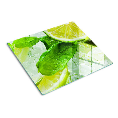 Tábua para cozinha Limões e folhas de hortelã