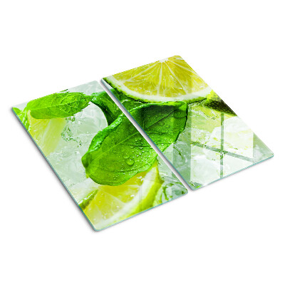 Tábua para cozinha Limões e folhas de hortelã