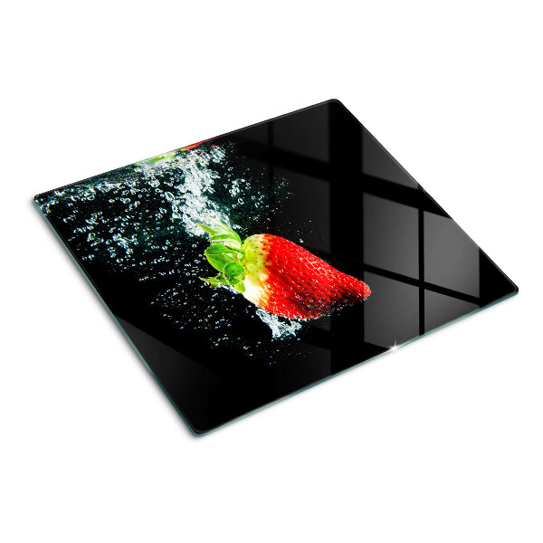 Tábua para cozinha Morango na água