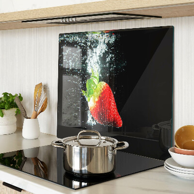 Tábua para cozinha Morango na água