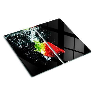 Tábua para cozinha Morango na água