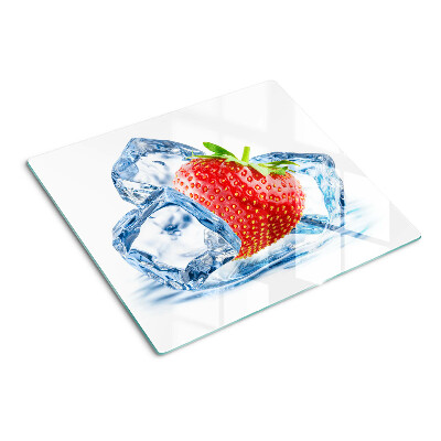 Tábua para corte Morango no gelo