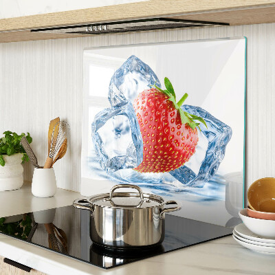 Tábua para corte Morango no gelo