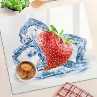 Tábua para corte Morango no gelo