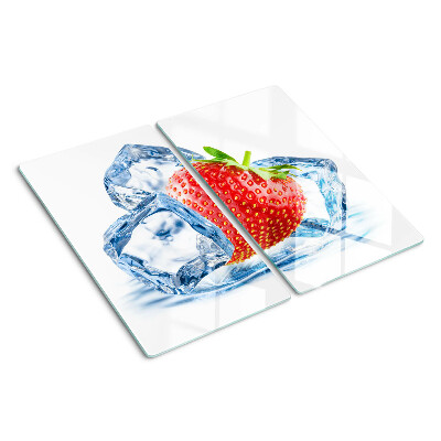 Tábua para corte Morango no gelo