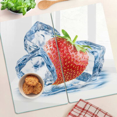 Tábua para corte Morango no gelo