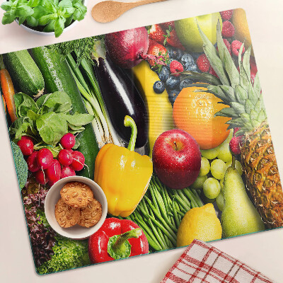 Tábua para cozinha Frutas e vegetais