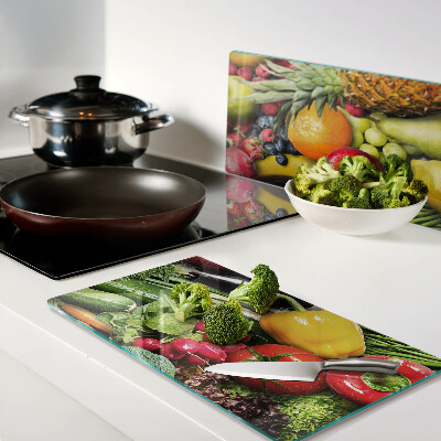 Tábua para cozinha Frutas e vegetais