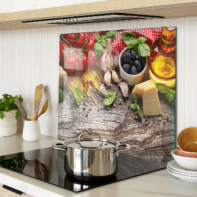 Tábua para cozinha Cozinha italiana com massas e vegetais