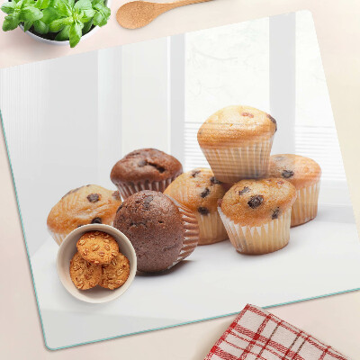 Tábua para cozinha Muffins de chocolate e baunilha