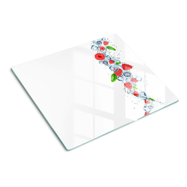 Tábua para cozinha Padrão floral com frutas vermelhas