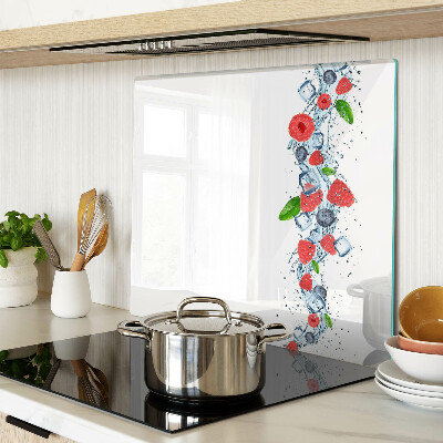 Tábua para cozinha Padrão floral com frutas vermelhas