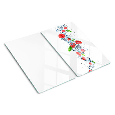 Tábua para cozinha Padrão floral com frutas vermelhas