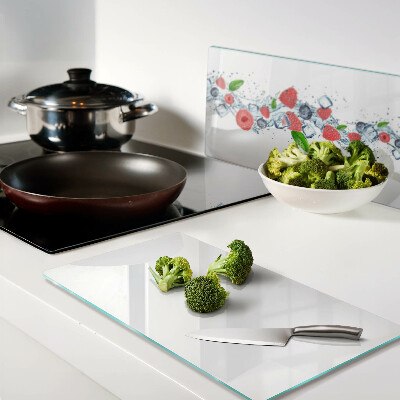 Tábua para cozinha Padrão floral com frutas vermelhas