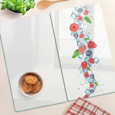 Tábua para cozinha Padrão floral com frutas vermelhas