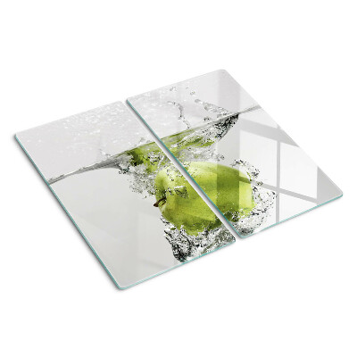 Tábua para cozinha Maçã verde na água