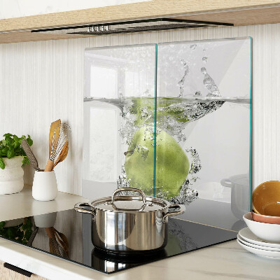 Tábua para cozinha Maçã verde na água