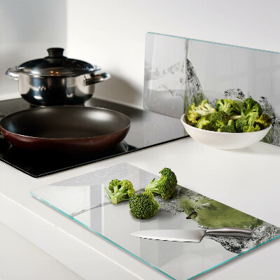 Tábua para cozinha Maçã verde na água