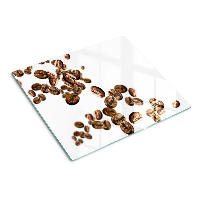 Tábua para corte Grãos de café em movimento