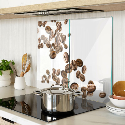 Tábua para corte Grãos de café em movimento