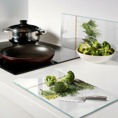 Tábua para corte Ervas secas em uma corda