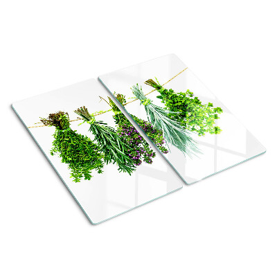 Tábua para cozinha Ervas secas em uma corda