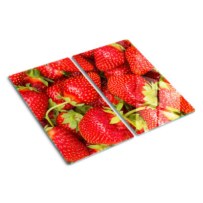 Tábua para corte Morangos no fundo