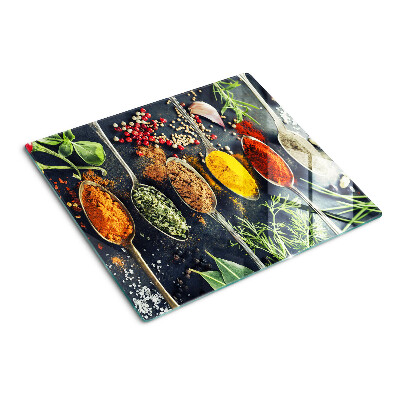 Tábua para cozinha Especiarias em colheres