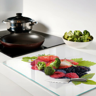 Tábua para corte Frutas da floresta