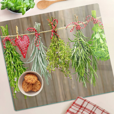 Tábua para cozinha Ervas em uma corda