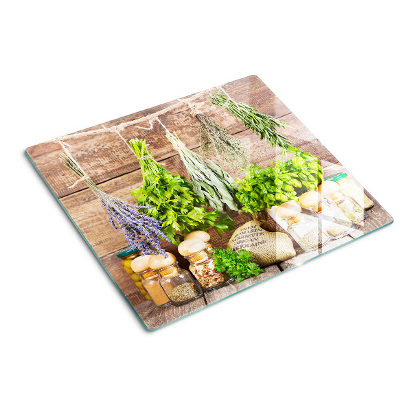 Tábua para cozinha Ervas e especiarias na cozinha