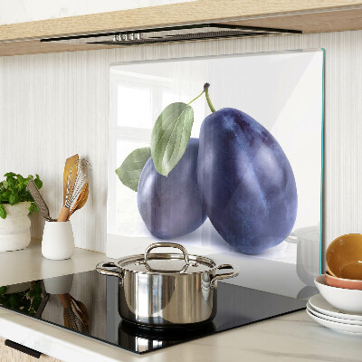 Tábua para cozinha Ameixas com folhas