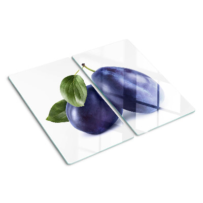 Tábua para cozinha Ameixas com folhas