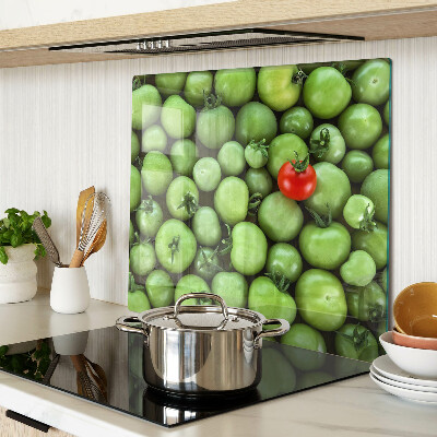 Tábua para cozinha Tomates verdes com um toque vermelho