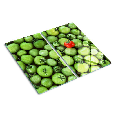Tábua para cozinha Tomates verdes com um toque vermelho
