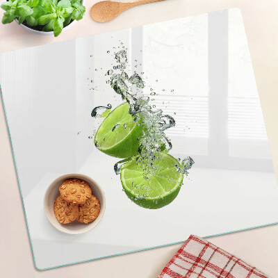 Tábua para cozinha Limões em água com bolhas