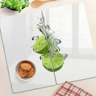 Tábua para cozinha Limões em água com bolhas
