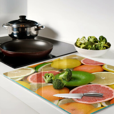 Tábua para corte Frutas cítricas em cores