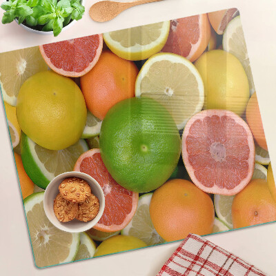 Tábua para corte Frutas cítricas em cores