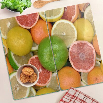 Tábua para corte Frutas cítricas em cores