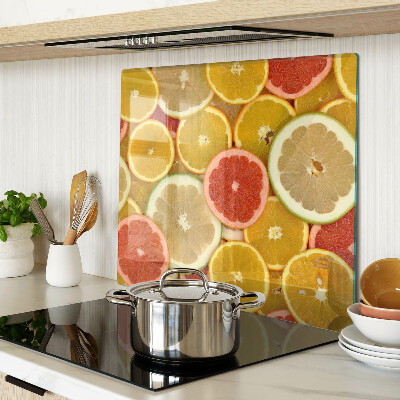 Tábua para cozinha Frutas cítricas em cores do arco-íris