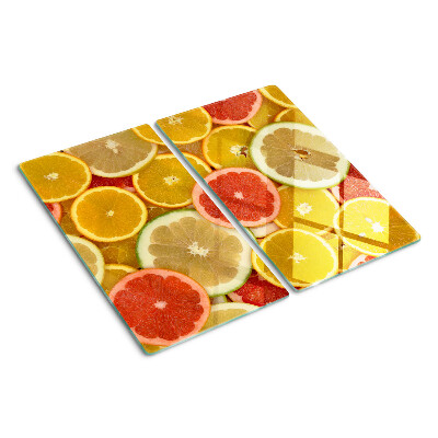 Tábua para cozinha Frutas cítricas em cores do arco-íris