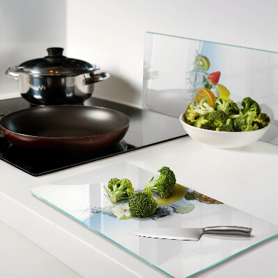 Tábua para corte Fruta na água