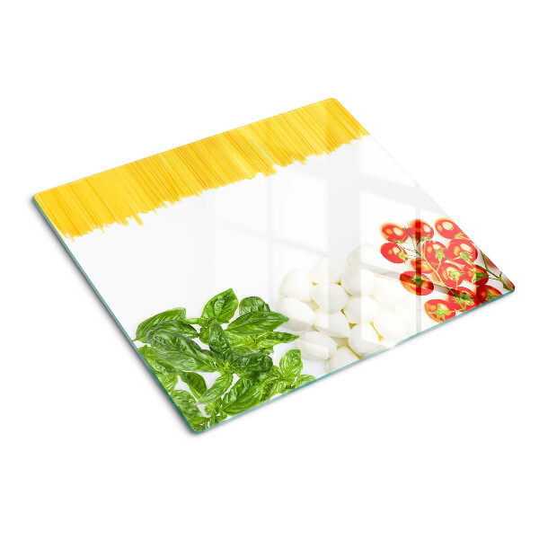 Tábua para corte Macarrão com ervas e tomates