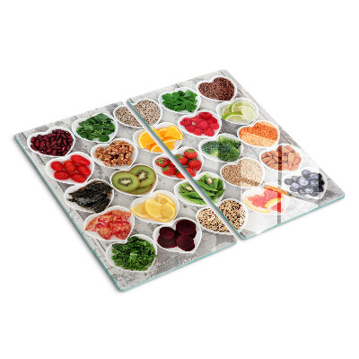 Tábua para corte Frutas e vegetais em corações